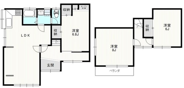 丸山2丁目49-10戸建の物件間取画像